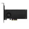 „Axagon PCEM2-DC“ PCIe x4 – M.2 NVMe M-rakto + SATA B-rakto lizdo adapteris su aušintuvu, SP ir LP