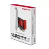 AXAGON PCES-SA6 sąsajos kortelė – PCIe į SATA (ASM1166), 6 Gbit/s, pilno aukščio / žemo profilio, vidinė