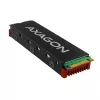 Axagon CRL-M2 Pasyvus aliuminio aušintuvas visiems M.2 SSD, 2280 dydis, 12 mm aukštis.