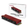 Axagon CRL-M2 Pasyvus aliuminio aušintuvas visiems M.2 SSD, 2280 dydis, 12 mm aukštis.