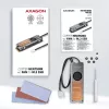 Axagon CLR-M2FAN varinis radiatorius su ventiliatoriumi, skirtas vienpusiams ir dvipusiams M.2 SSD diskams, 2280 dydžio, 13 mm aukščio.