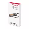 Axagon CLR-M2FAN varinis radiatorius su ventiliatoriumi, skirtas vienpusiams ir dvipusiams M.2 SSD diskams, 2280 dydžio, 13 mm aukščio.