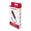 Axagon HMC-6GL USB 3.2 Gen 1 centrinė stotelė, 3x USB-A, HDMI 4k/30Hz, RJ-45, PD 100W, 20 cm USB-C laidas