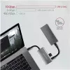 AXAGON HMC-4G2, USB-C 3.2 Gen 2 10 Gb/s šakotuvas, 2x USB-A + 2x USB-C prievadai, USB-C kabelis 13 cm