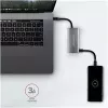 AXAGON HMC-4G2, USB-C 3.2 Gen 2 10 Gb/s šakotuvas, 2x USB-A + 2x USB-C prievadai, USB-C kabelis 13 cm