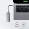Axagon HMC-5 USB 3.2 Gen 1 hub, 2x USB-A, HDMI, SD/microSD, PD 100W, 20cm USB-C laidas