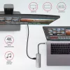 Axagon HMC-5 USB 3.2 Gen 1 hub, 2x USB-A, HDMI, SD/microSD, PD 100W, 20cm USB-C laidas