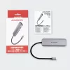 Axagon HMC-5 USB 3.2 Gen 1 hub, 2x USB-A, HDMI, SD/microSD, PD 100W, 20cm USB-C laidas