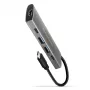 Axagon HMC-5G2 USB 10Gbps hub, 2x USB-A, 2x USB-C, HDMI 4k/60Hz, PD 100W, USB-C kabelis