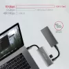 Axagon HMC-5G2 USB 10Gbps hub, 2x USB-A, 2x USB-C, HDMI 4k/60Hz, PD 100W, USB-C kabelis