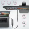 Axagon HMC-5G2 USB 10Gbps hub, 2x USB-A, 2x USB-C, HDMI 4k/60Hz, PD 100W, USB-C kabelis