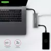 Axagon HMC-5G2 USB 10Gbps hub, 2x USB-A, 2x USB-C, HDMI 4k/60Hz, PD 100W, USB-C kabelis