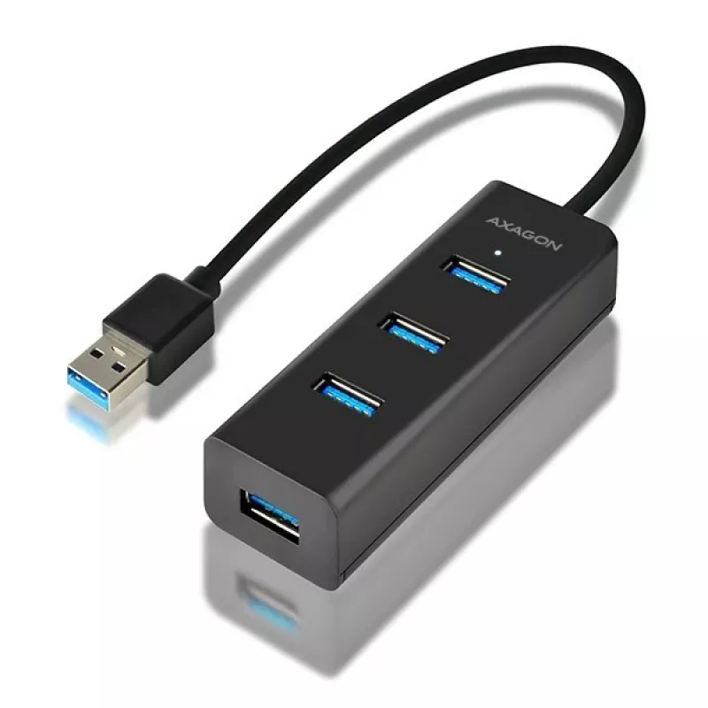 Axagon HUE-S2B 4x USB 3.0 ĮKROVIMO šakotuvas, maitinimas micro USB