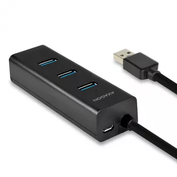 Axagon HUE-S2B 4x USB 3.0 ĮKROVIMO šakotuvas, maitinimas micro USB