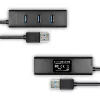 Axagon HUE-S2B 4x USB 3.0 ĮKROVIMO šakotuvas, maitinimas micro USB