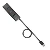 Axagon HUE-S2BL 4x USB 3.0 ĮKROVIMO šakotuvas su 1,2 m kabeliu, maitinimo mikro USB