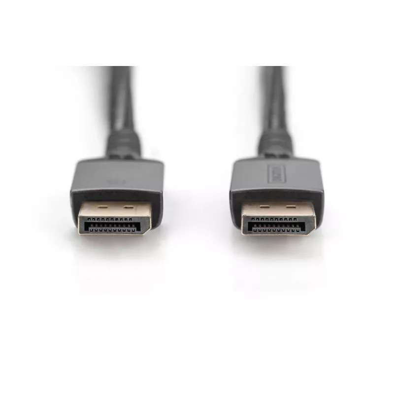 DIGITUS PREMIUM DP1.4 LAIDAS DP į DP 8K/60Hz, 2m, aliuminio korpusas, auksuotas, palaiko 8K/60Hz