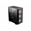 MSI MAG Forge M100R Midi bokštas juodas, permatomas