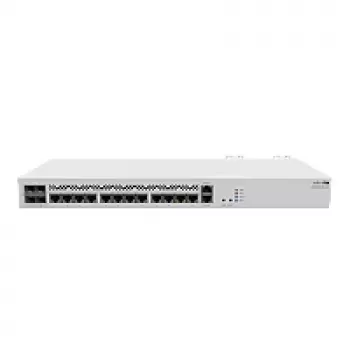 Laidinis maršrutizatorius MikroTik CCR2116-12G-4S+ — 13x Gigabit RJ-45, 4x SFP+, 2000 MHz, DDR4, balta