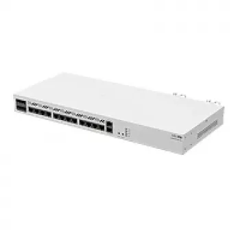 Laidinis maršrutizatorius MikroTik CCR2116-12G-4S+ — 13x Gigabit RJ-45, 4x SFP+, 2000 MHz, DDR4, balta