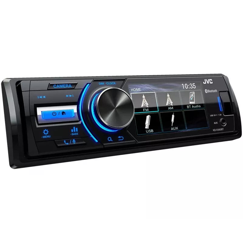 JVC KD-X560BT Juoda 180 W Bluetooth