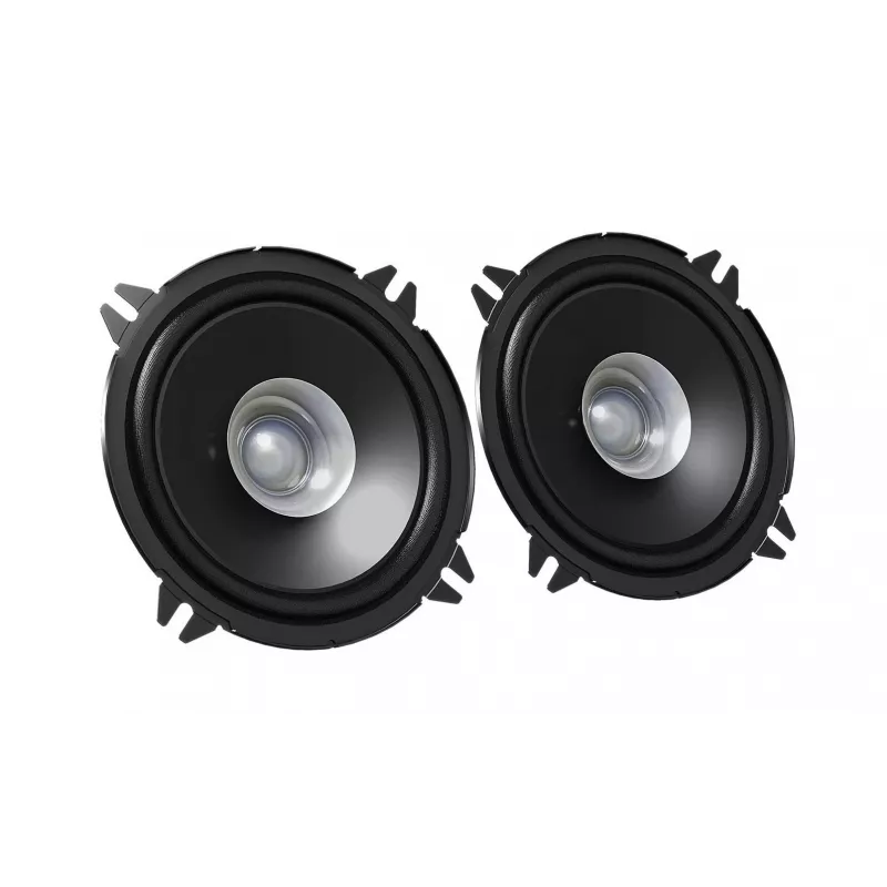 Automobilinis garsiakalbis JVC CS-J510X — 2 krypčių apvalus 13 cm (4 colių), 30 W vardinė / 250 W maksimali galia, 4 Ω, žėručio kūgis, montavimo gylis 4,35 cm (2 vnt.)