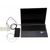 IBOX mobiliojo įrenginio įkroviklis ILUC65W, 65 W, 2x USB-C + 1x USB-A, baltas, 1,5 m kabelis