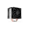 Aušintuvas ENDORFY Fera 5 Dual Fan — 2x 120 mm PWM ventiliatoriai, 4 šilumos vamzdeliai, TDP 220 W, suderinamas su LGA 2011 ir daugeliu lizdų, juodas