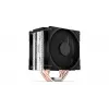 Aušintuvas ENDORFY Fera 5 Dual Fan — 2x 120 mm PWM ventiliatoriai, 4 šilumos vamzdeliai, TDP 220 W, suderinamas su LGA 2011 ir daugeliu lizdų, juodas