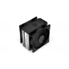 Aušintuvas ENDORFY Fera 5 Dual Fan — 2x 120 mm PWM ventiliatoriai, 4 šilumos vamzdeliai, TDP 220 W, suderinamas su LGA 2011 ir daugeliu lizdų, juodas