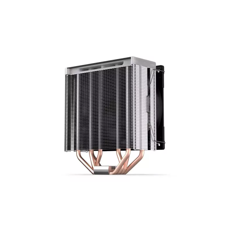 Oro aušintuvas ENDORFY Fera 5 ARGB 120 mm juodas — 4 šilumos vamzdeliai, 1x120 mm PWM ventiliatorius, TDP 220 W, aukštis 155 mm