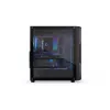 PC korpusas ENDORFY Regnum 400 ARGB Tower Black — ATX, grūdintas stiklas, ARGB, 3x120mm priekyje, 1x120mm gale, palaiko GPU 37 cm