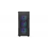 PC korpusas ENDORFY Regnum 400 ARGB Tower Black — ATX, grūdintas stiklas, ARGB, 3x120mm priekyje, 1x120mm gale, palaiko GPU 37 cm