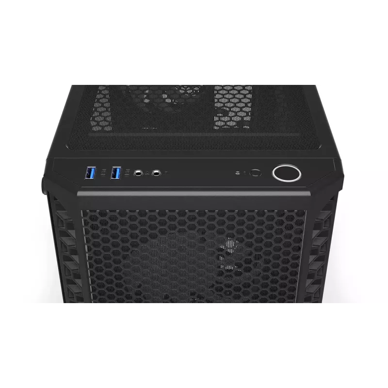 PC korpusas ENDORFY Signum 300 ARGB Tower Juoda — ATX, grūdintas stiklas,…
