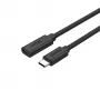 UNITEK USB-C laidas - USB 3.2 Gen 2 (3.1 Gen 2) - 0,5 m, juodas