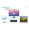 i-tec USB-C HDMI Dual DP Docking Station su Power Delivery 100 W ir universaliu įkrovikliu 100 W