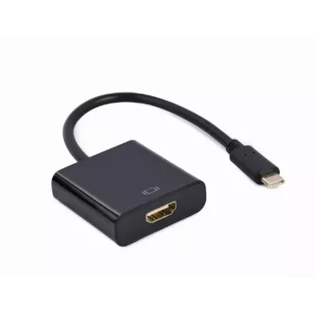 GEMBIRD USB Type-C į HDMI adapterio kabelis, 4K@60Hz, 15 cm, juodas