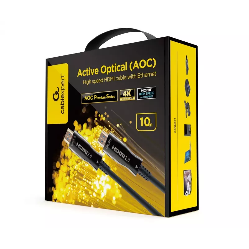 GEMBIRD Active Optical (AOC) High Speed HDMI kabelis With Ethernet - AOC Premium Series - 10m