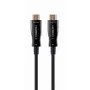 HDMI laidas Gembird CCBP‑HDMI‑AOC‑20M‑02 — 20 m šviesolaidinis HDMI Type A kištukas, HDMI 2.0, 4K@60Hz, HDR, 4:4:4