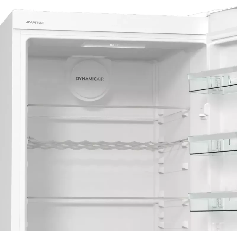 Laisvai pastatomas šaldytuvas Gorenje R619EAW6 — 398 L, energijos klasė E, 1850×595×663 mm, baltas