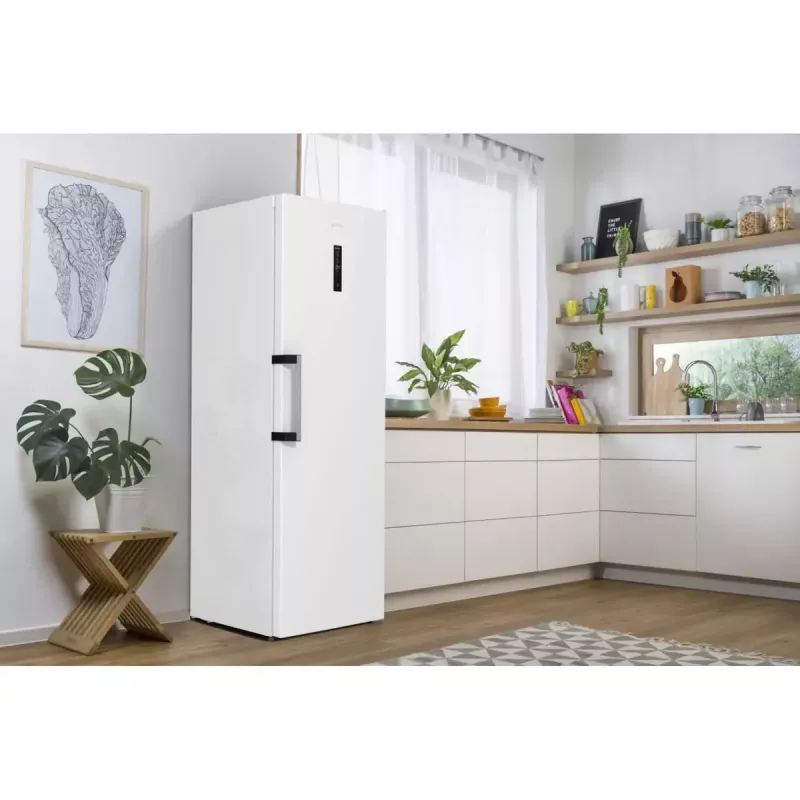 Laisvai pastatomas šaldytuvas Gorenje R619EAW6 — 398 L, energijos klasė E, 1850×595×663 mm, baltas
