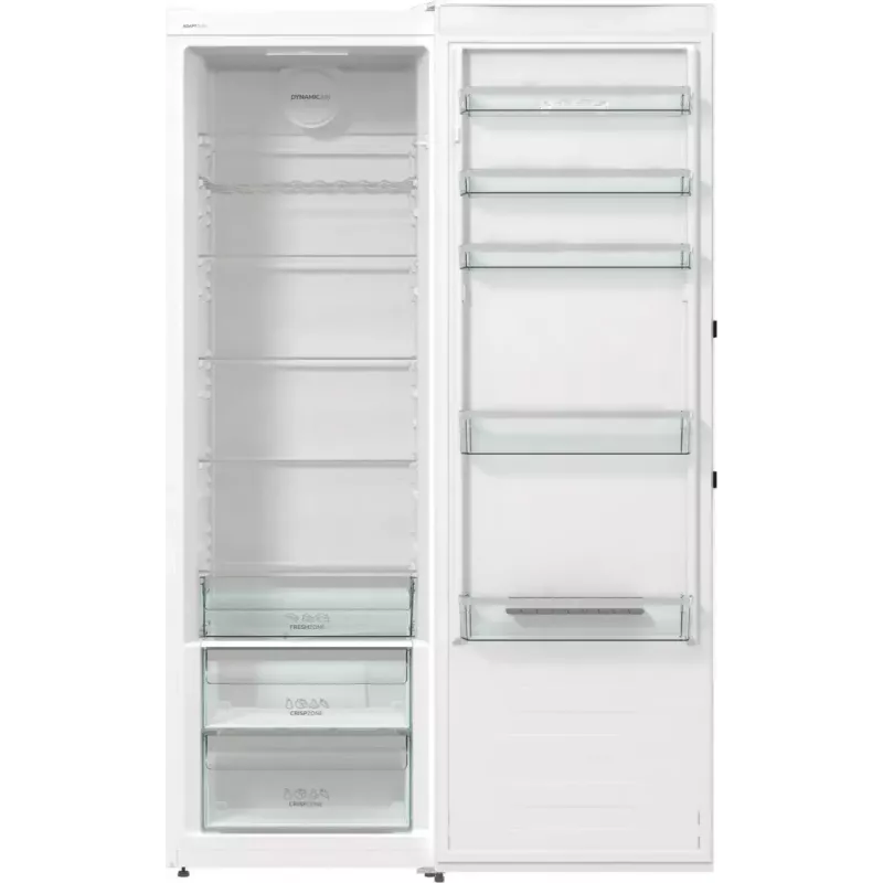 Laisvai pastatomas šaldytuvas Gorenje R619EAW6 — 398 L, energijos klasė E, 1850×595×663 mm, baltas