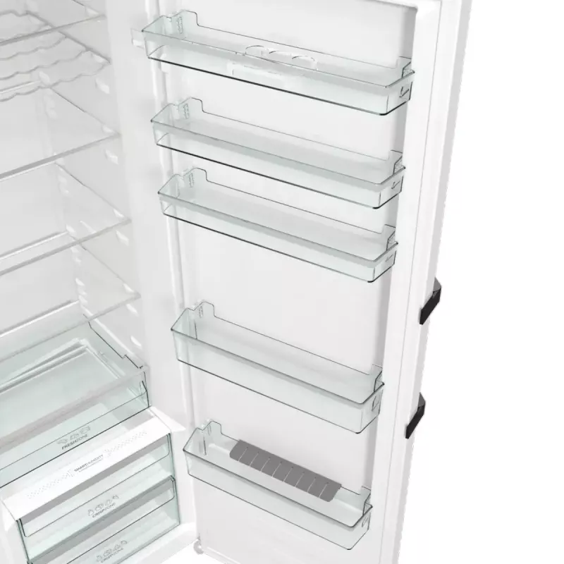 Laisvai pastatomas šaldytuvas Gorenje R619EAW6 — 398 L, energijos klasė E, 1850×595×663 mm, baltas