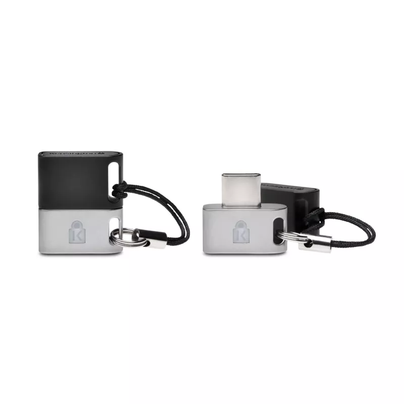 „Kensington VeriMark Guard“ USB-C pirštų antspaudų saugos raktas – FIDO2, WebAuthn/CTAP2 ir FIDO U2F – kelių platformų