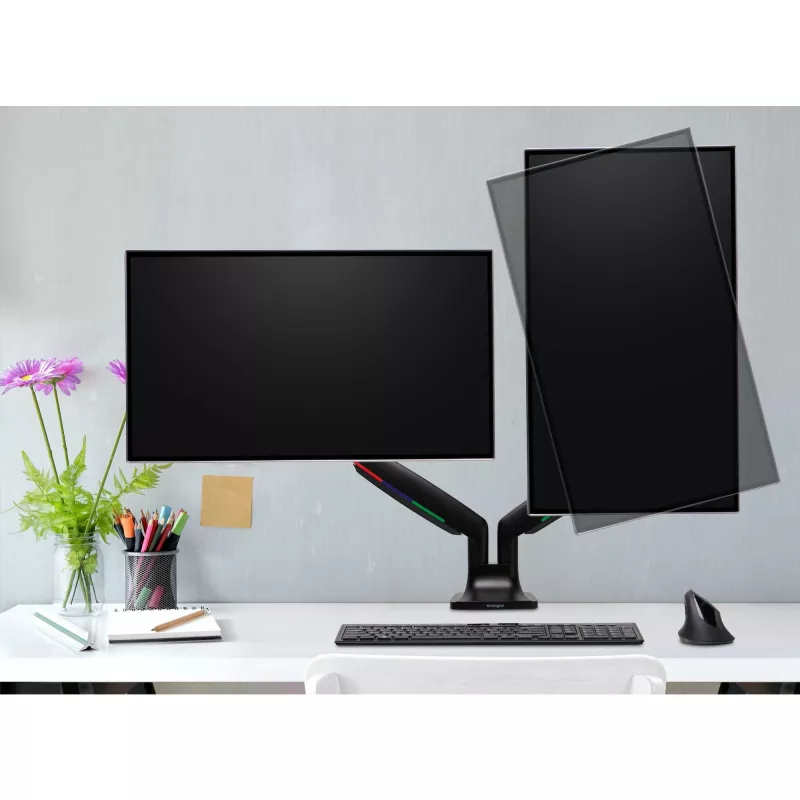 Dvigubo monitoriaus laikiklis Kensington SmartFit One-Touch K59601WW