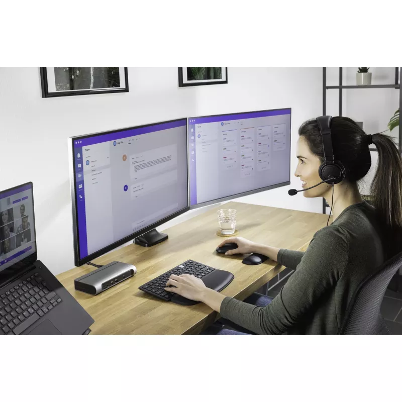 Dvigubo monitoriaus laikiklis Kensington SmartFit One-Touch K59601WW