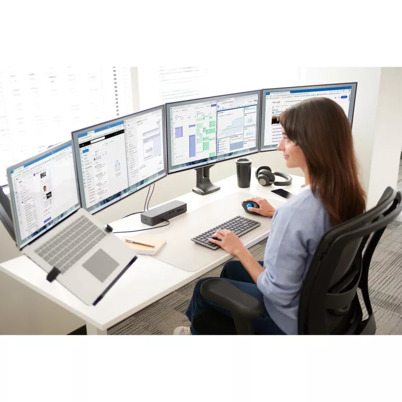 Dvigubo monitoriaus laikiklis Kensington SmartFit One-Touch K59601WW