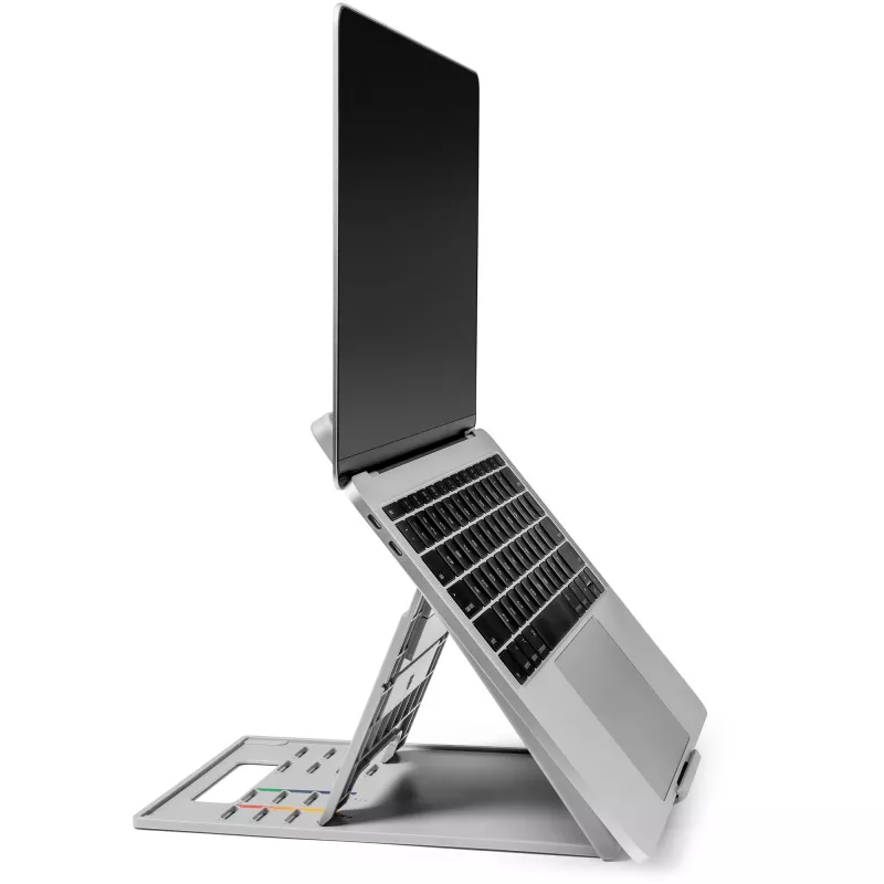 „Kensington SmartFit Easy Riser Go“ reguliuojamas ergonominis nešiojamojo kompiuterio stovas ir aušinimo stovas nešiojamiesiems kompiuteriams iki 14 colių