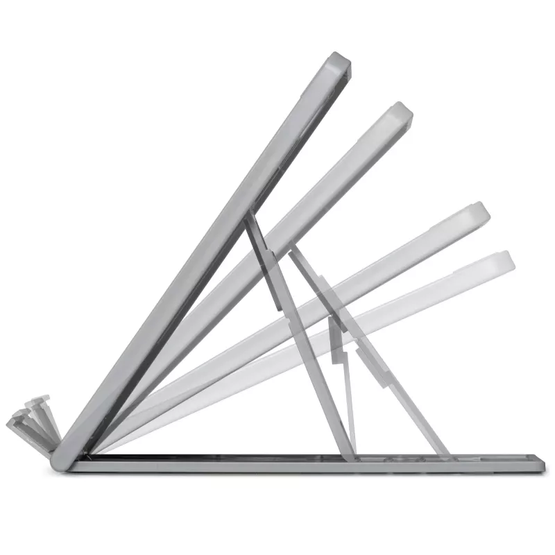 „Kensington SmartFit Easy Riser Go“ reguliuojamas ergonominis nešiojamojo kompiuterio stovas ir aušinimo stovas nešiojamiesiems kompiuteriams iki 14 colių