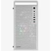 Kompiuterio korpusas AEROCOOL PGS CS-109-G-WT-v1 Mini Tower SPCC baltas — microATX, iki 26 cm GPU, FRGB, tinklinis priekis